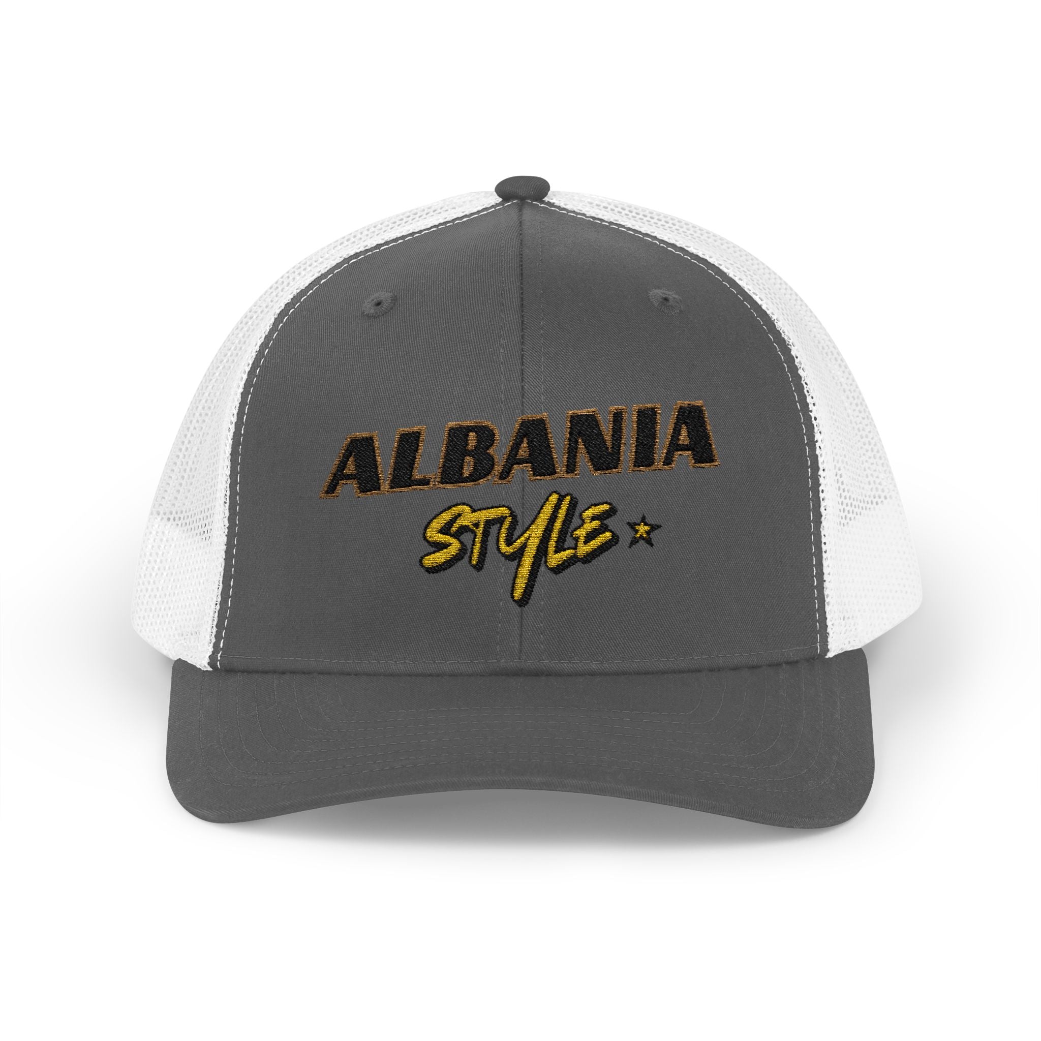 Albania Style - Embroidered Snapback Trucker Cap - Street Style - Casual Adjustable Hat