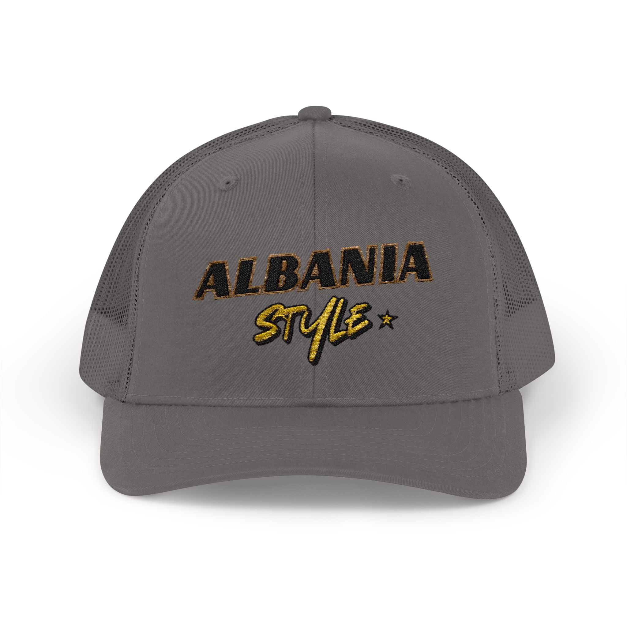 Albania Style - Embroidered Snapback Trucker Cap - Street Style - Casual Adjustable Hat