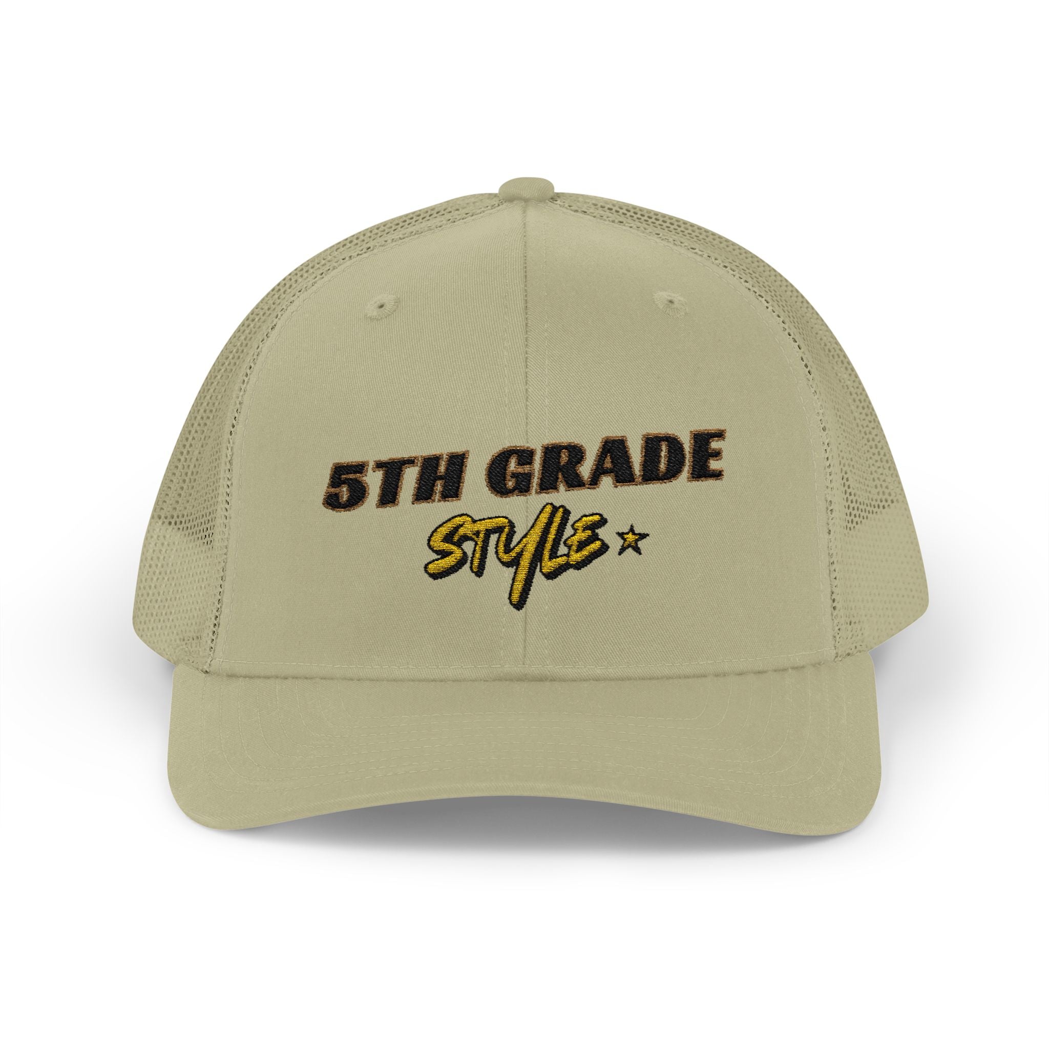 5th Grade Style - Embroidered Snapback Trucker Cap - Street Style - Casual Adjustable Hat - Back to School Apparel - Teacher - Student