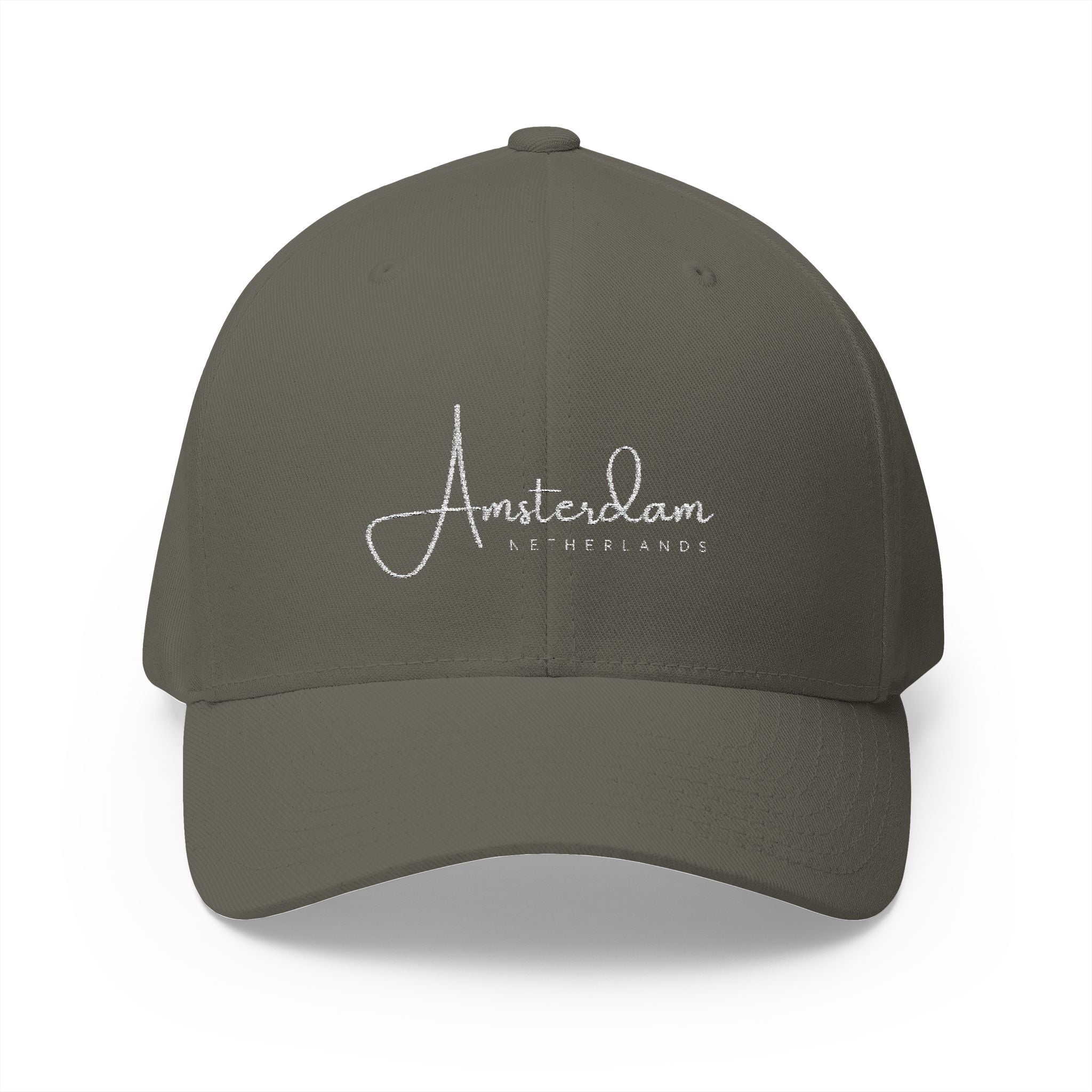 Amsterdam Netherlands - Stylish Embroidered Unisex Baseball Cap - Minimalist Trendy Hat - Dutch Travel Souvenir