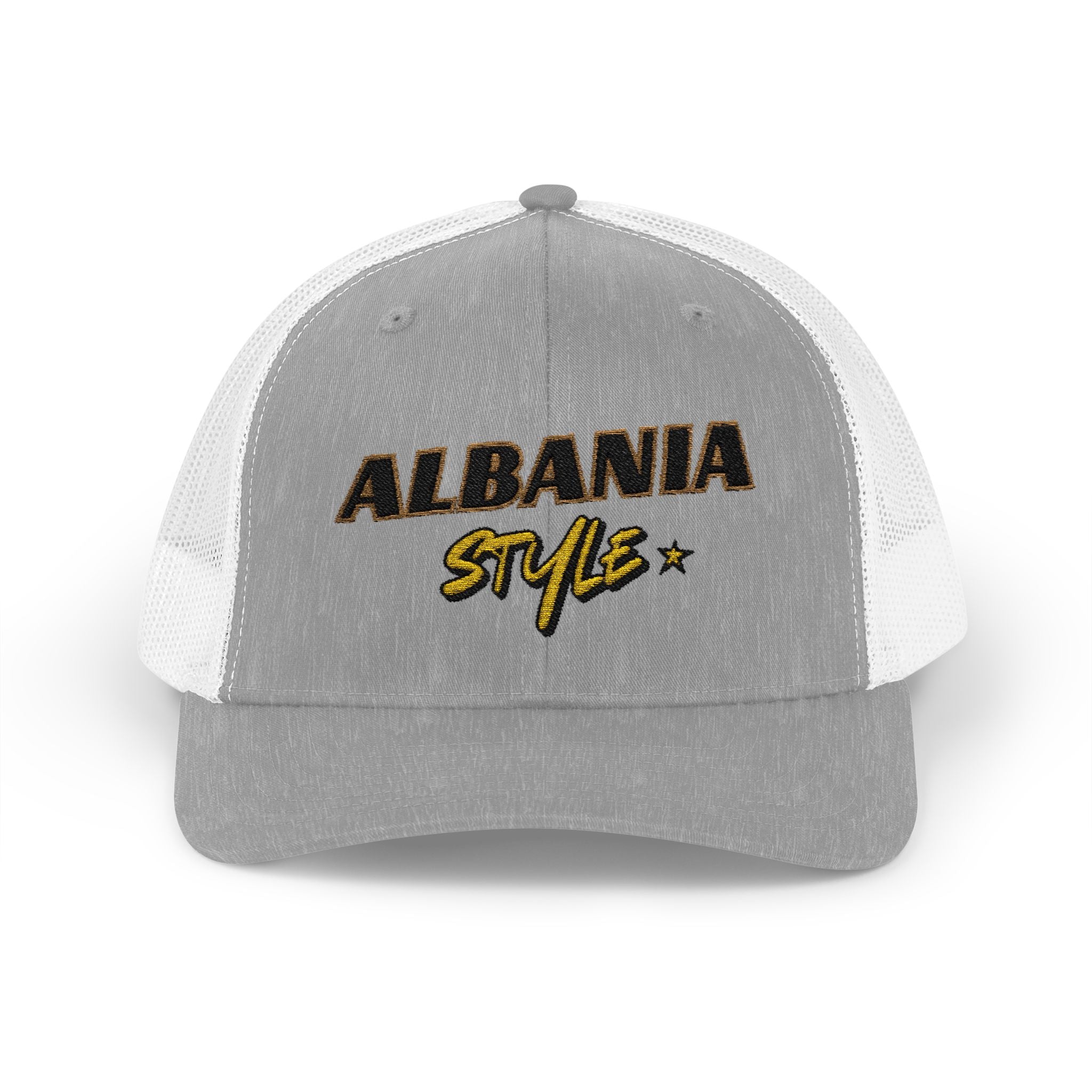 Albania Style - Embroidered Snapback Trucker Cap - Street Style - Casual Adjustable Hat