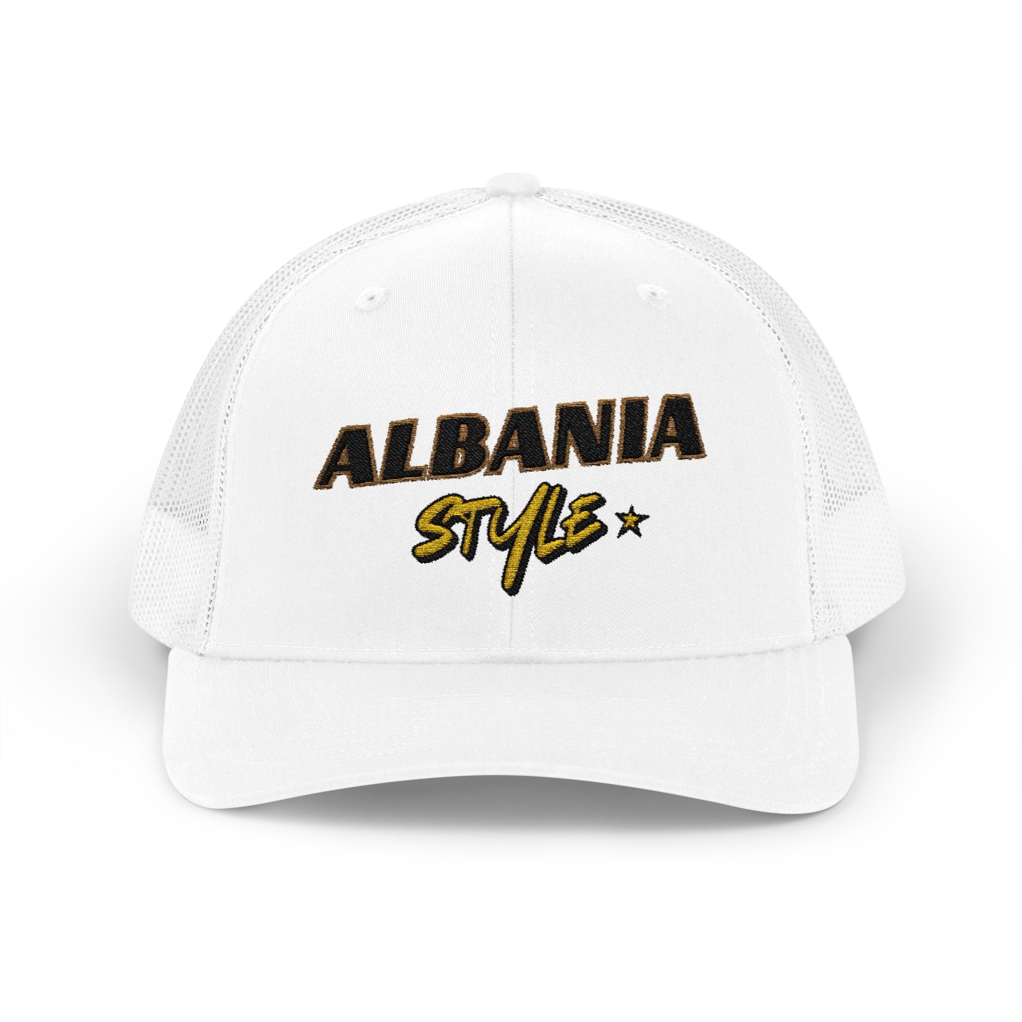 Albania Style - Embroidered Snapback Trucker Cap - Street Style - Casual Adjustable Hat